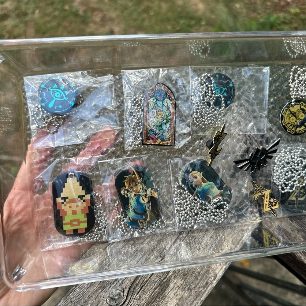 The Legend of Zelda Collectible Dog Tags & Pins Lot of 14